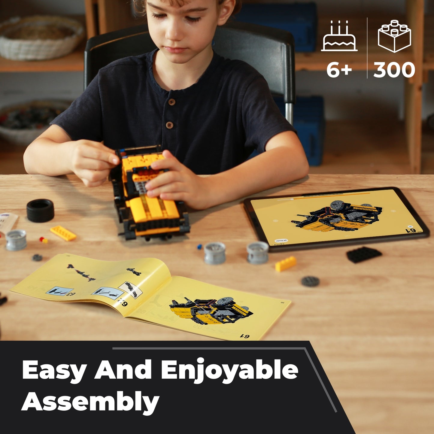Robot R Smart Robot Building Kit with Storage Box, 4-in-1 Programmable App Remote Control Off Roader Car Toy, Authentic and Functional Design, Coding Gifts for 6 7 8 9 10 11 12 Years Old Kids