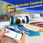 Apitor Robot Wheels if-then logic coding for maze navigation