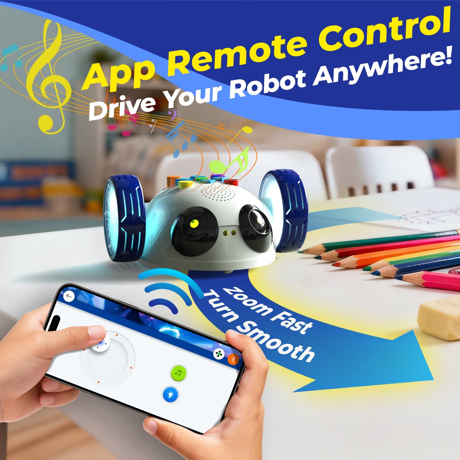 Apitor Robot Wheels if-then logic coding for maze navigation
