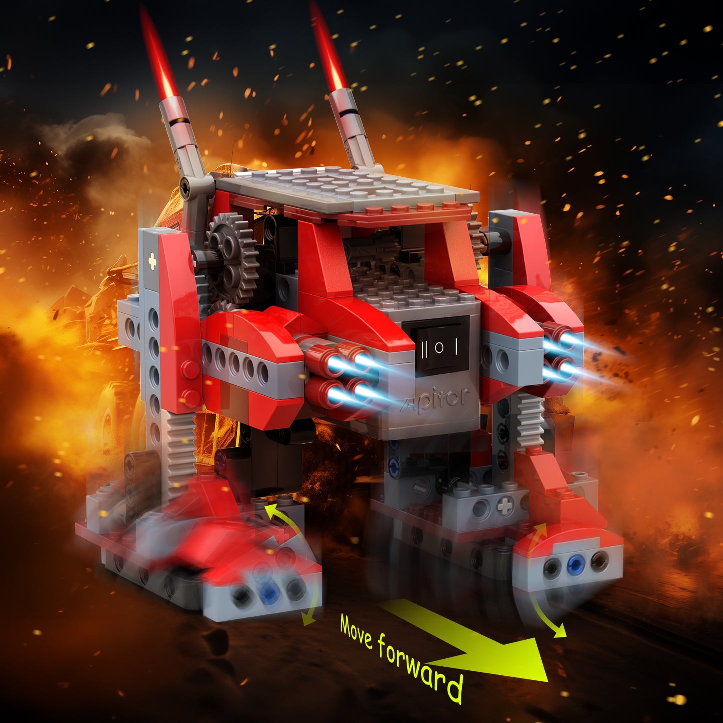 Robot B 8 in 1 STEM Kits for Kids Age 6-8, DIY Electronic Monster Truck Building Kit, STEM Toys for Boys Craft Projects 8-10, Build Robot DIY Activity for Ages 6 7 8 9 10 11 12 + Years