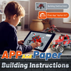 Apitor® Robot B Storage｜8-in-1 Motorized Robot for Boys with Storage Box