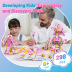 Apitor® Robot G｜8-in-1 Motorized Ferris Wheel STEM Building Kit for Girls
