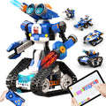 Apitor Robot J 6-in-1 STEM coding robot for kids ages 7-12 with 480 building blocks
