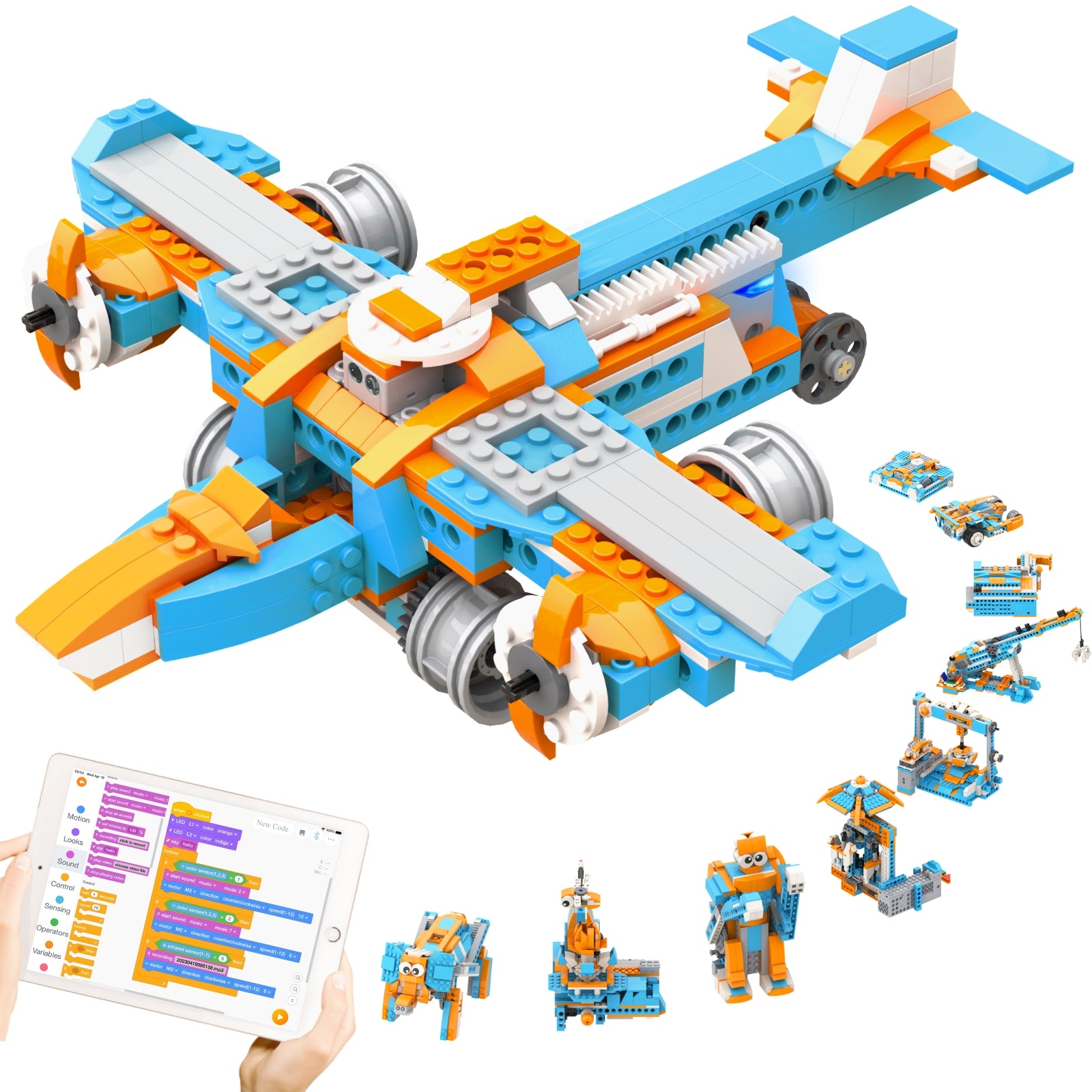 Apitor Robot S 10-in-1 intermediate coding robot for kids ages 7-12