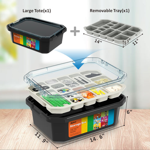 Apitor Robot X Storage – 600+ blocks organized in dedicated storage box