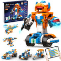 Apitor Robot X – advanced programmable STEM robot building kit for kids ages 8-12, 600+ pieces