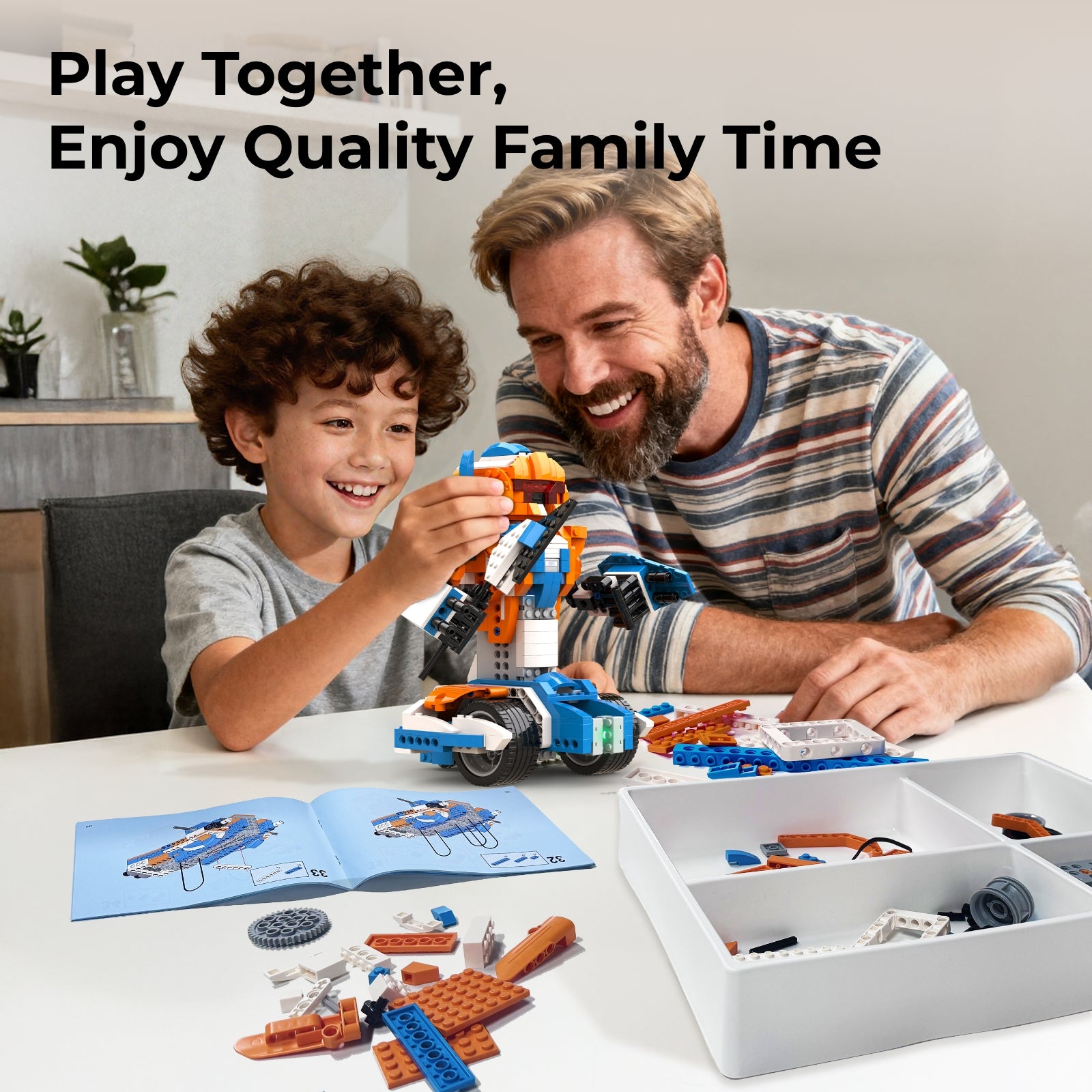 Apitor Robot X 360-degree spins and all-direction remote control